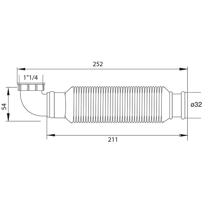 Siphon Evier ⌀40mm avec Membrane Wirquin Senzo 30720480